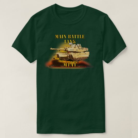 T-shirt Char de combat M1A1 X (Design devant)