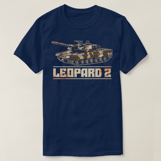 T-shirt Char Leopard 2 allemand 1 (Design devant)
