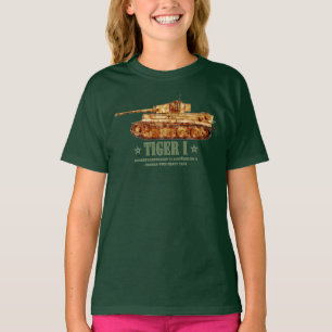 T-shirt Char lourd allemand Tiger I de la Seconde Guerre m
