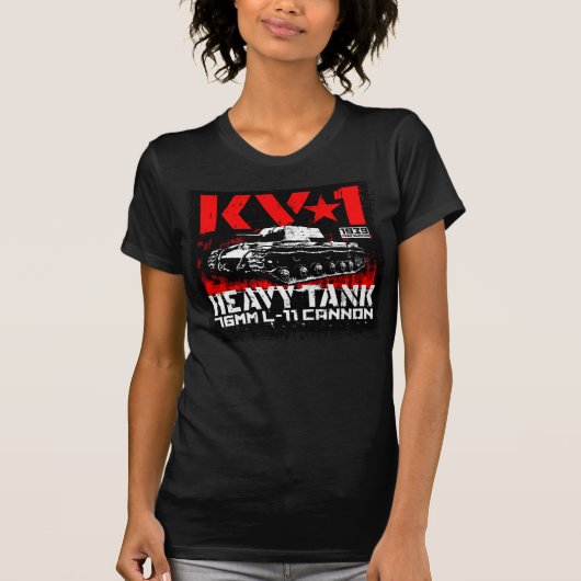 T-shirt Char lourd soviétique KV-1 (Devant)