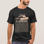 T-shirt Char M1 Abrams (Devant)
