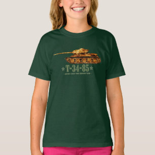 T-shirt Char moyen soviétique T-34-85 de la Seconde Guerre