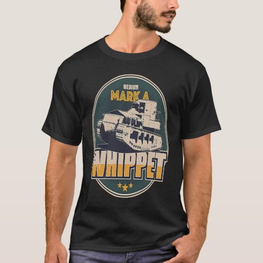 T-shirt Char Whippet de la Première Guerre mondiale (Devant)