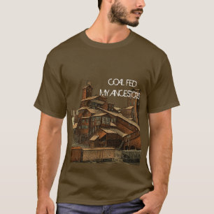 T-shirt Charbon Anthracite Mine de charbon Mine de charbon