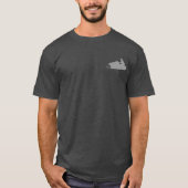 T-shirt Charbon de bois d'ours de Snowmobile de chambre (Devant)