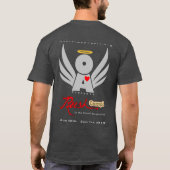 T-shirt Charbon de bois foncé de base Heather RushCamp du (Dos)