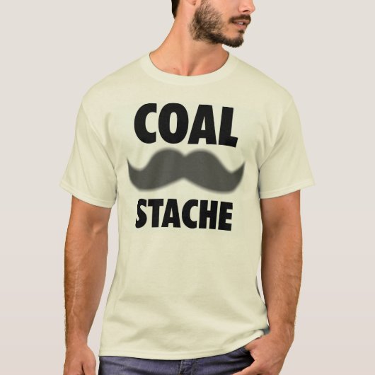 T-SHIRT CHARBON STACHE (Devant)