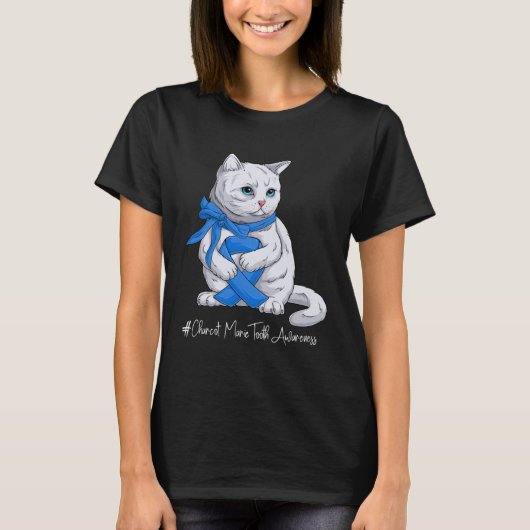 T-shirt Charcot Marie Tooth Awareness Month Blue Ribbon Ca (Devant)