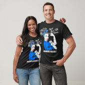 T-shirt Charcot Marie Tooth Warrior CMT indestructible (Unisexe)