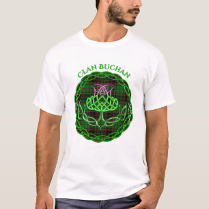 T-shirt Chardon celtique de Tartan écossais de Buchan