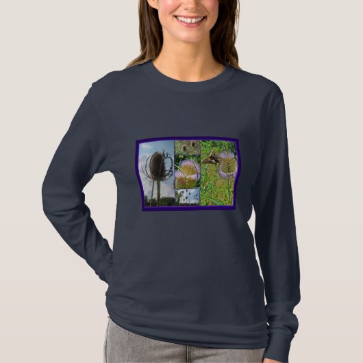T-shirt Chardon de leville - Dipsacus fullonum (Devant)