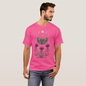 T-shirt Chardon Et Papillon De Nuit (Devant entier)