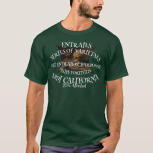 T-shirt Chardonnay d'entrailles de chèvre de Californie