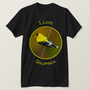 T-shirt Chardonneret d'Amérique - Photographie originale