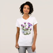 T-shirt Chardons et papillons (Devant entier)
