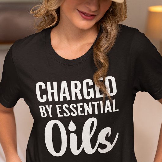 T-shirt Chargé par Huiles Essentielles Puissante Herbes T-