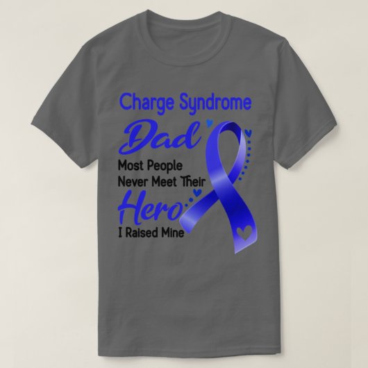 T-shirt Charge Syndrome Papa La Plupart Des Gens Ne Rencon (Design devant)