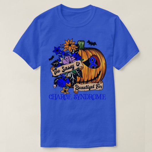 T-shirt Charge Syndrome Sensibilisation rétro halloween ef (Design devant)