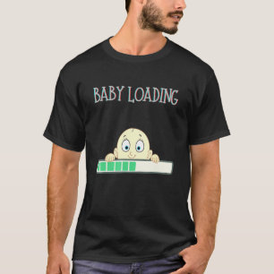 T-shirt Chargement bébé attente Faire-part de grossesse bé