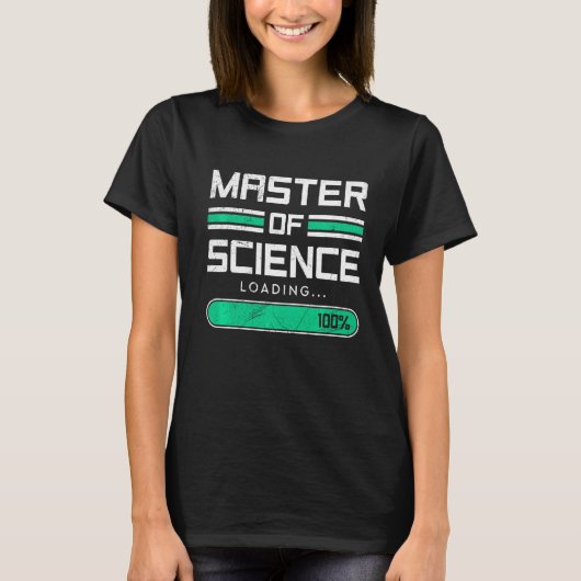 T-shirt Chargement complet Masters Master of Science (Devant)
