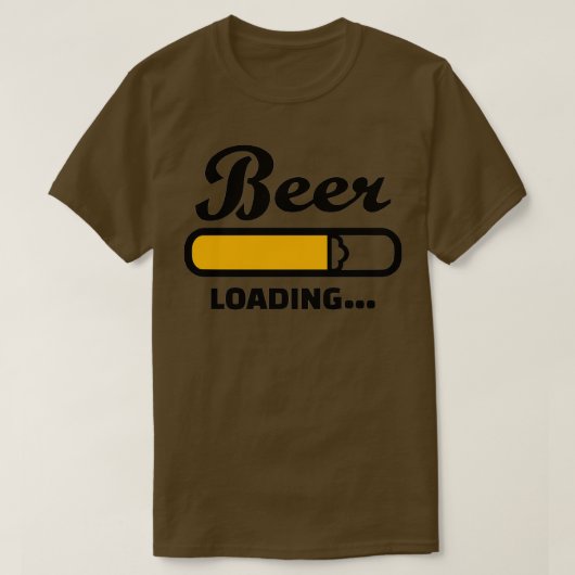 T-shirt Chargement de bière (Design devant)