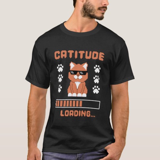 T-shirt Chargement de Catitude (Devant)