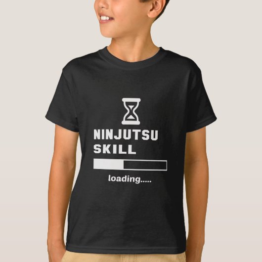 T-shirt Chargement de compétence de Ninjutsu ...... (Devant)