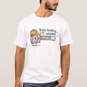 T-shirt Chargement du cerveau à 37 pour cent