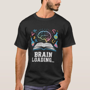 T-shirt Chargement du cerveau Retour à l'école d