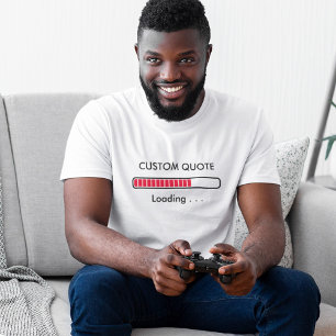 T-shirt Chargement du devis personnalisé de la barre T-s
