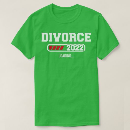 T-shirt Chargement du divorce 2022 (Design devant)