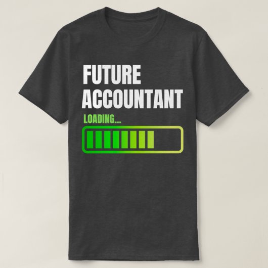 T-shirt chargement futur du comptable 2 (Design devant)