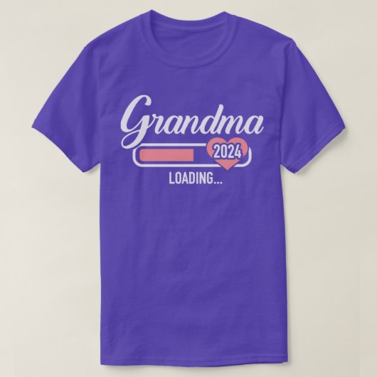 T-shirt Chargement Grandma 2024 pour faire-part de grosses (Design devant)