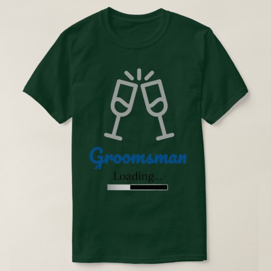 T-shirt Chargement Groomsman (Design devant)