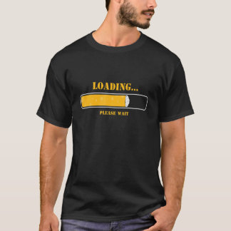 T-shirt Chargement vintage Veuillez Patienter Boire Brew C