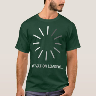 T-shirt Charger la motivation Charger l'attente de motivat