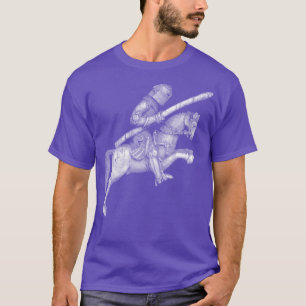 T-shirt Charger le Chevalier sur le cheval