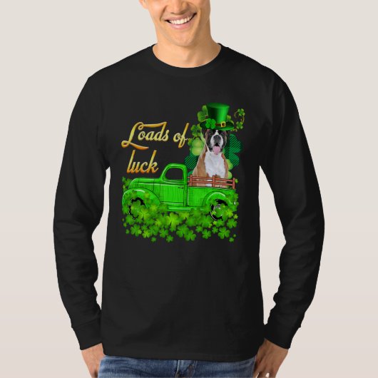 T-shirt Charges De Camion Boxer St Patrick Jour S (Devant)