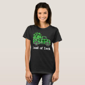 T-shirt Charges De Chuck Buffalo Plaid Shamrock Camion St (Devant entier)