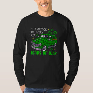 T-shirt Charges De Chuck Shamrock Buffalo Plaid Camion St
