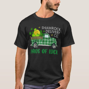 T-shirt Charges De Chuck Shamrock Buffalo Plaid Camion St