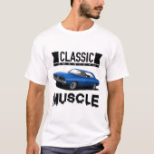 T-shirt Chargeur bleu classique (Devant)