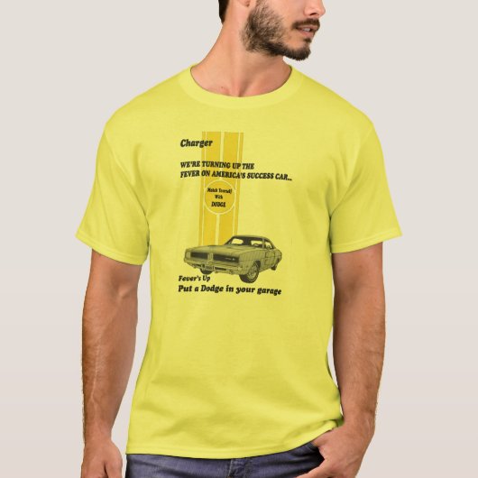 T-shirt Chargeur de 1969 Dodge I (Devant)