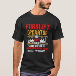 T-shirt Chargeur de chariot élévateur Logisticien Entrepôt