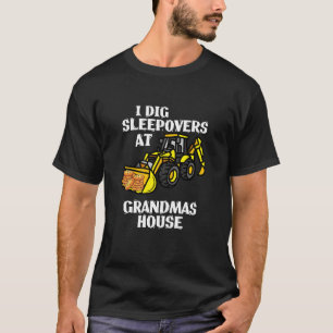 T-shirt Chargeur de construction pour enfants Excavatrice