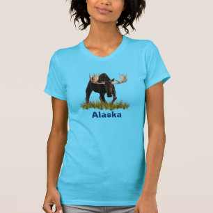 T-shirt Charging Bull Moose