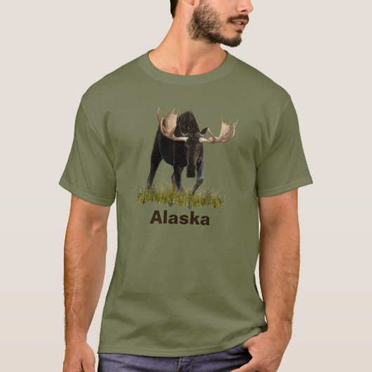 T-shirt Charging Bull Moose (Devant)
