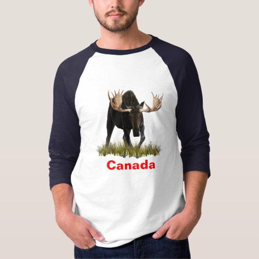 T-shirt Charging Bull Moose (Devant)