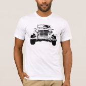 T-shirt chariot blanc de willys (Devant)