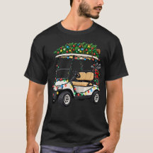 Chariot de golf de Noël Lumières de Noël Chariot d
